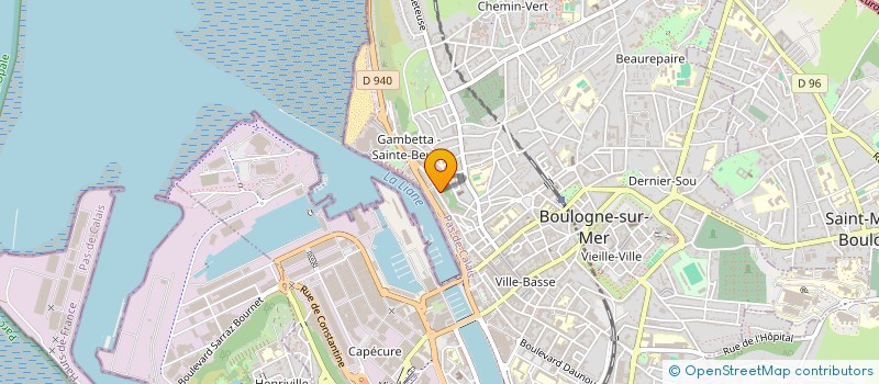 localisation de l'entreprise MONSIEUR JACQUES NOEL à BOULOGNE-SUR-MER