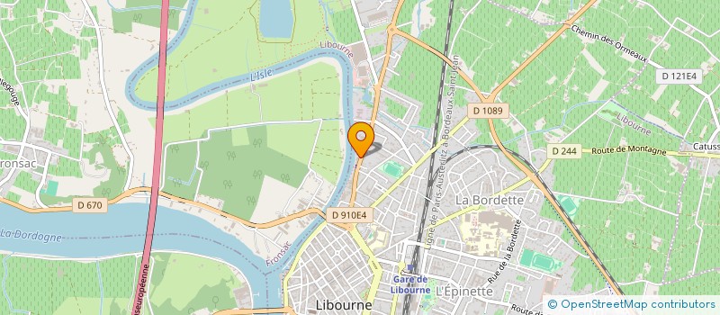 localisation de l'entreprise MONSIEUR JACQUES NOEL  LIBOURNE