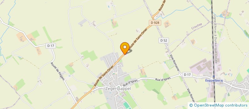 localisation de l'entreprise MONSIEUR JACQUES NOENS  ZEGERSCAPPEL