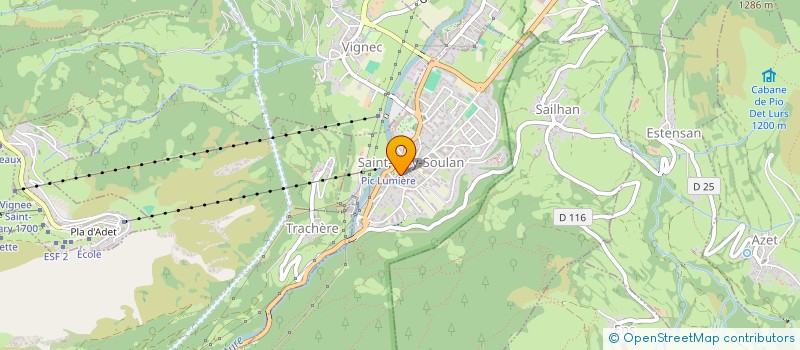 localisation de l'entreprise MONSIEUR JACQUES NOGUERO  SAINT-LARY-SOULAN