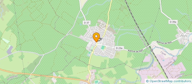 localisation de l'entreprise MONSIEUR JACQUES NOGUES  PONTEILLA