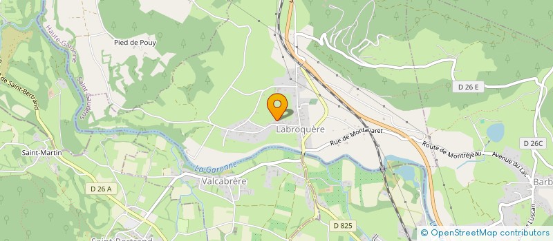 localisation de l'entreprise MONSIEUR JACQUES NOGUES  VALCABRERE