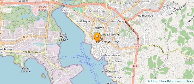 localisation de l'entreprise MONSIEUR JACQUES NOMEDE à POINTE-A-PITRE