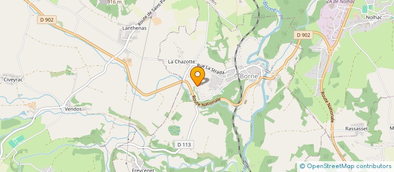 localisation de l'entreprise MONSIEUR JACQUES NURIT  BORNE