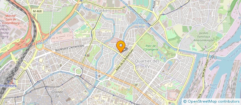 localisation de l'entreprise MONSIEUR JACQUES NUSSBAUMER  STRASBOURG