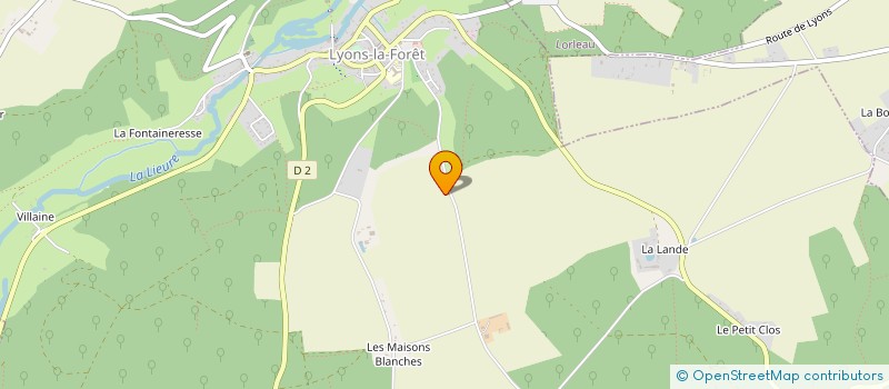 localisation de l'entreprise MONSIEUR JACQUES NUYTTEN  LYONS-LA-FORET