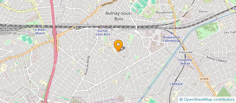 localisation de l'entreprise MONSIEUR JACQUES OCHIN  AULNAY-SOUS-BOIS