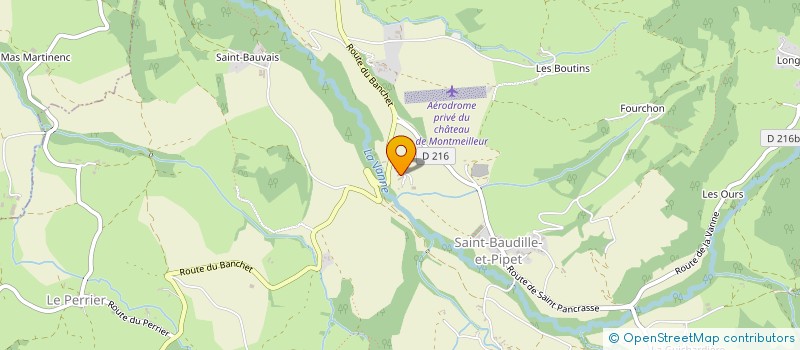 localisation de l'entreprise MONSIEUR JACQUES ODDOS  SAINT-BAUDILLE-ET-PIPET