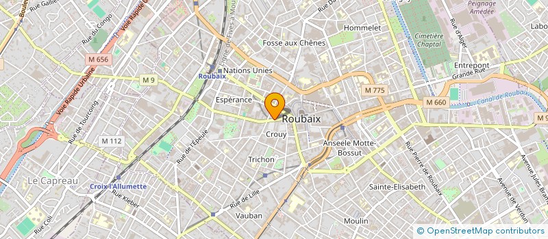 localisation de l'entreprise MONSIEUR JACQUES ODOUARD à ROUBAIX