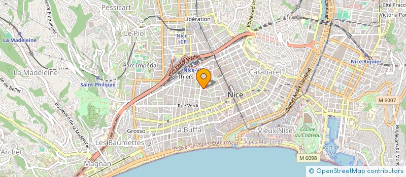 localisation de l'entreprise MONSIEUR JACQUES OKSUZOGLU à NICE