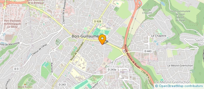 localisation de l'entreprise MONSIEUR JACQUES OLINGA ONAMBELE à BOIS-GUILLAUME