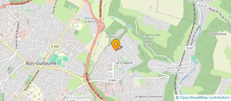 localisation de l'entreprise MONSIEUR JACQUES OLIVIER  BIHOREL