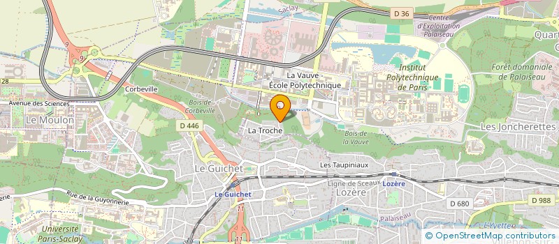 localisation de l'entreprise MONSIEUR JACQUES-OLIVIER AUGUSTE  PALAISEAU