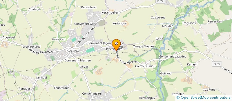 localisation de l'entreprise MONSIEUR JACQUES-OLIVIER FONTAINE  ROSPEZ