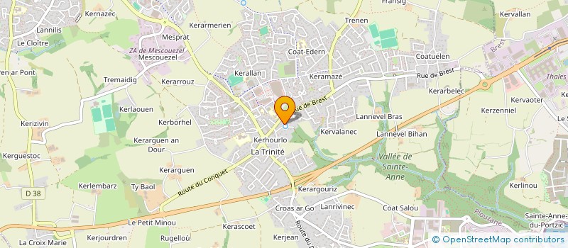 localisation de l'entreprise MONSIEUR JACQUES OLLIVIER  PLOUZANE