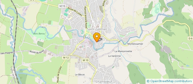 localisation de l'entreprise MONSIEUR JACQUES ORARD  CHAMBUF