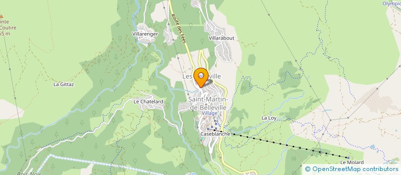 localisation de l'entreprise MONSIEUR JACQUES ORTHLIEB à LES BELLEVILLE