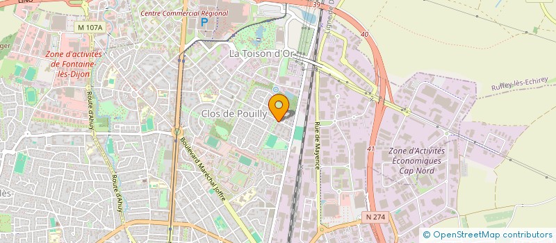 localisation de l'entreprise MONSIEUR JACQUES OWONO à DIJON