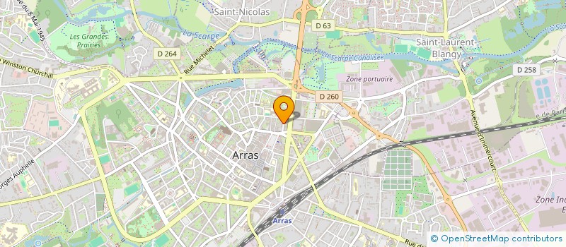 localisation de l'entreprise MONSIEUR JACQUES PAILLARD à ARRAS