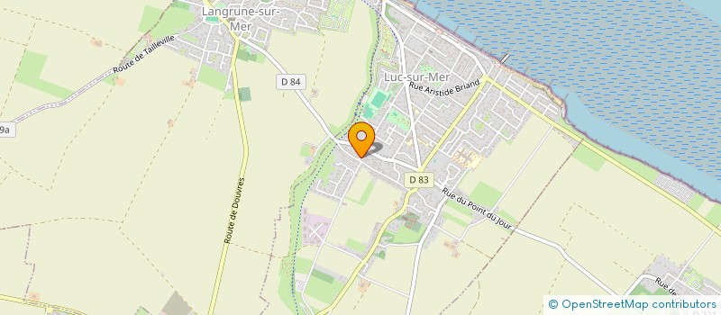 localisation de l'entreprise MONSIEUR JACQUES PAILLETTE à LUC-SUR-MER