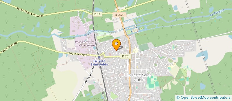 localisation de l'entreprise MONSIEUR JACQUES PAJON à LIGNY-LE-RIBAULT