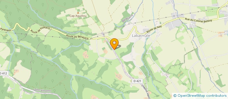 localisation de l'entreprise MONSIEUR JACQUES PALACIO-TOMAS  LABATMALE