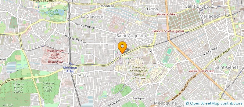 localisation de l'entreprise MONSIEUR JACQUES PALARD  BORDEAUX