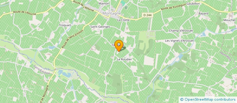 localisation de l'entreprise MONSIEUR JACQUES PALLARO  MONTAGNE