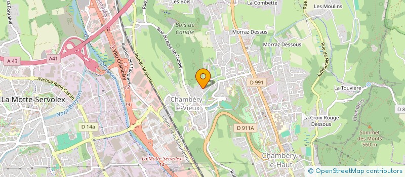 localisation de l'entreprise MONSIEUR JACQUES PALLUD à CHAMBERY