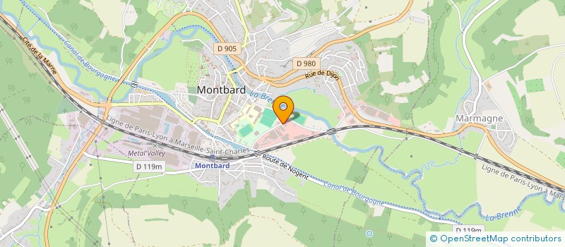 localisation de l'entreprise MONSIEUR JACQUES PANIZZOLI à MONTBARD