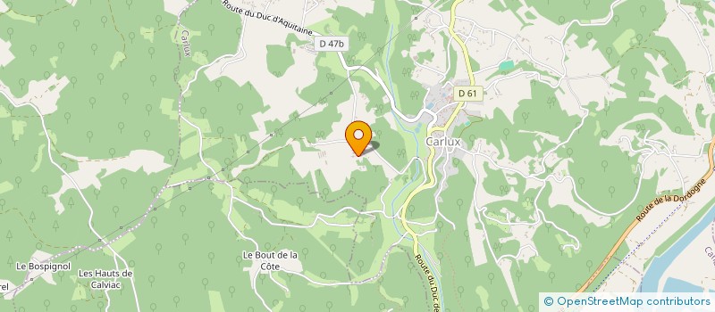 localisation de l'entreprise MONSIEUR JACQUES PARAIRE à CALVIAC-EN-PERIGORD