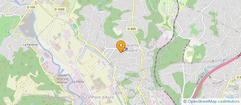 localisation de l'entreprise MONSIEUR JACQUES PARENT à LA ROQUETTE-SUR-SIAGNE
