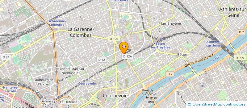 localisation de l'entreprise MONSIEUR JACQUES PARKER à COURBEVOIE