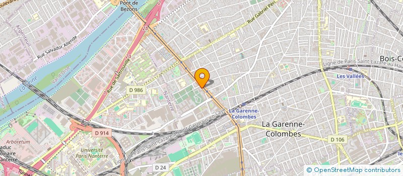 localisation de l'entreprise MONSIEUR JACQUES PARTOUCHE à COLOMBES