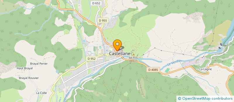 localisation de l'entreprise MONSIEUR JACQUES PASCAL à CASTELLANE