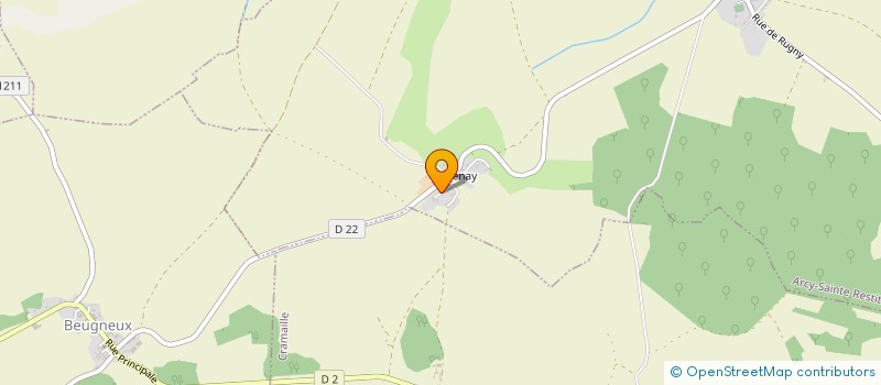 localisation de l'entreprise MONSIEUR JACQUES PASCARD  ARCY-SAINTE-RESTITUE