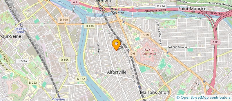 localisation de l'entreprise MONSIEUR JACQUES PASCAULT à ALFORTVILLE