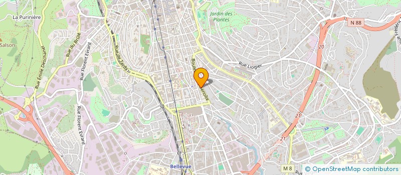 localisation de l'entreprise MONSIEUR JACQUES PASQUET  SAINT-ETIENNE