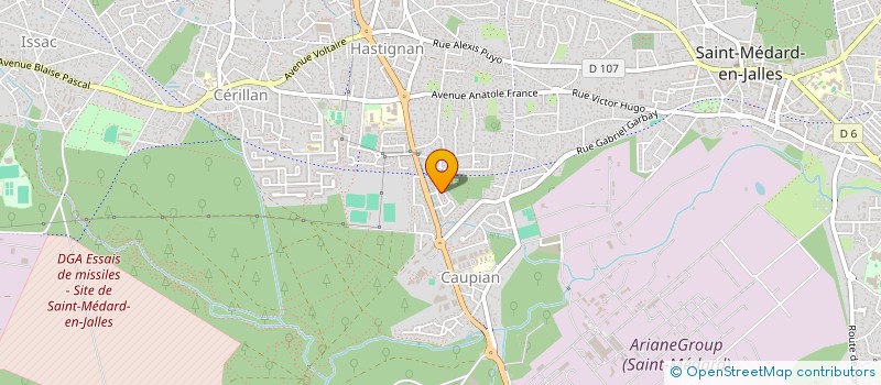 localisation de l'entreprise MONSIEUR JACQUES PASQUET  SAINT-MEDARD-EN-JALLES