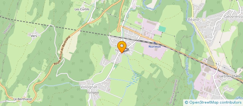 localisation de l'entreprise MONSIEUR JACQUES PASSAQUAY  NURIEUX-VOLOGNAT