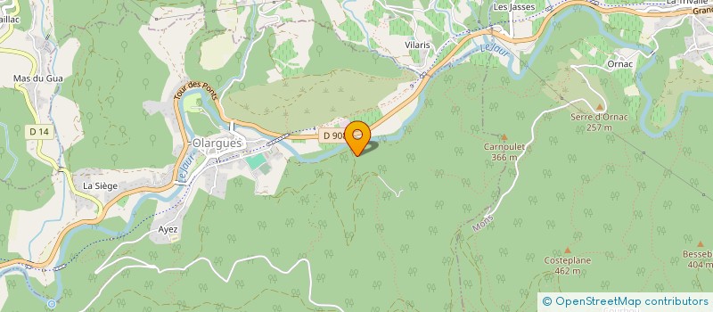 localisation de l'entreprise MONSIEUR JACQUES PASSERI à OLARGUES