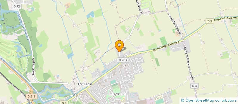 localisation de l'entreprise MONSIEUR JACQUES PATTOU  HOYMILLE