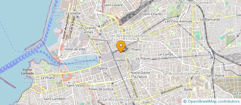 localisation de l'entreprise MONSIEUR JACQUES PAUGET  MARSEILLE