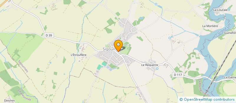 localisation de l'entreprise MONSIEUR JACQUES PAULEAU  SIGOURNAIS