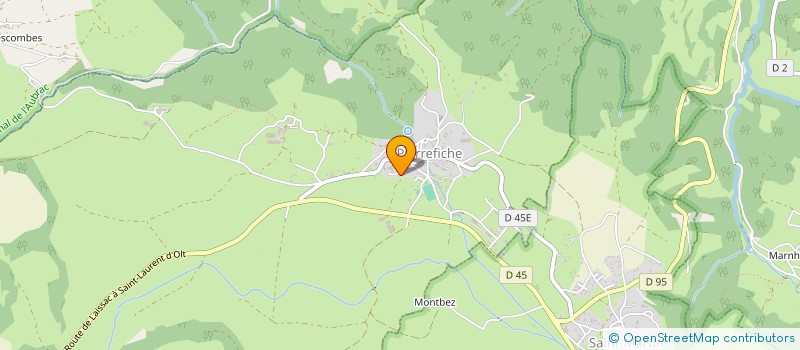 localisation de l'entreprise MONSIEUR JACQUES PAULHE  PIERREFICHE