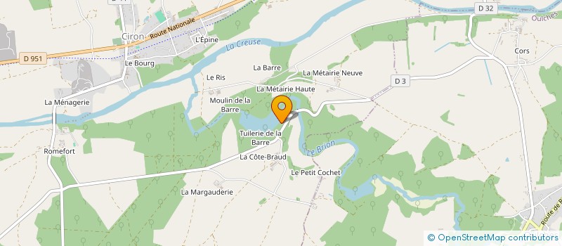 localisation de l'entreprise MONSIEUR JACQUES PAUTROT à CIRON