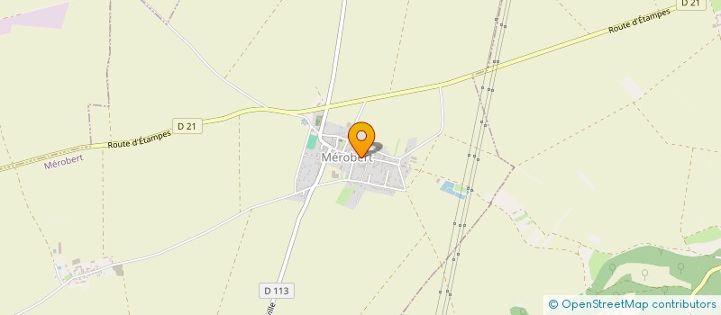 localisation de l'entreprise MONSIEUR JACQUES PAVARD  MEROBERT