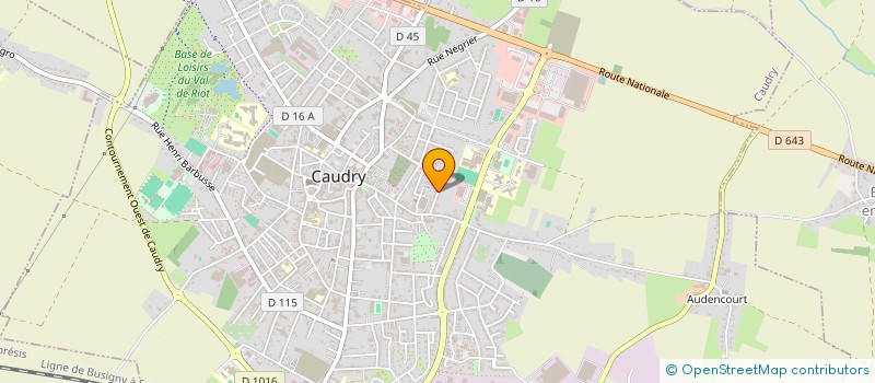 localisation de l'entreprise MONSIEUR JACQUES PAYEN à CAUDRY