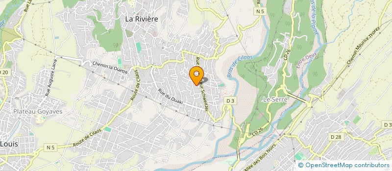 localisation de l'entreprise MONSIEUR JACQUES PAYET à SAINT-LOUIS