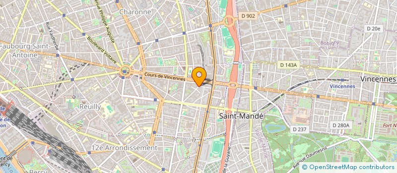 localisation de l'entreprise MONSIEUR JACQUES PECOURT  PARIS